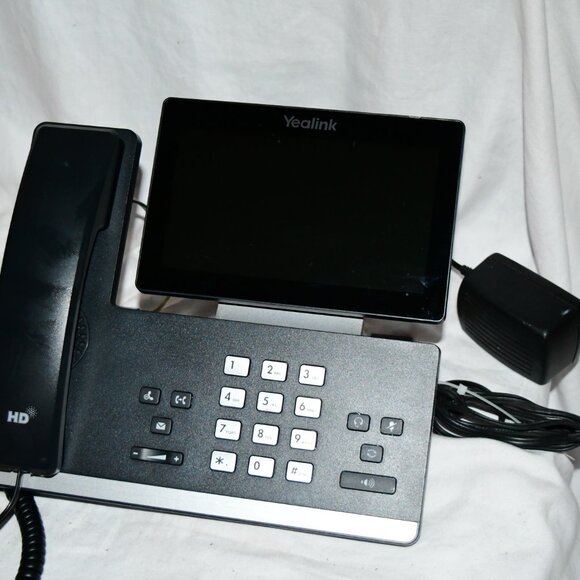 Yealink SIP-T58A VoIP IP Office Phone Telephone Very Clean With Plug 516c2 - Picture 7 of 7